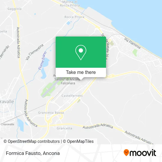Formica Fausto map