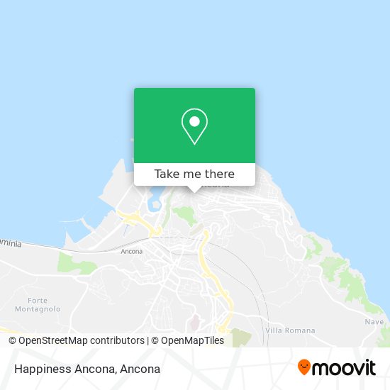 Happiness Ancona map