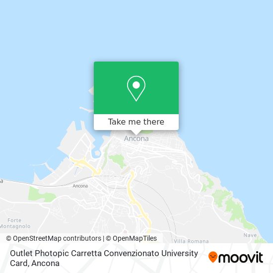 Outlet Photopic Carretta Convenzionato University Card map