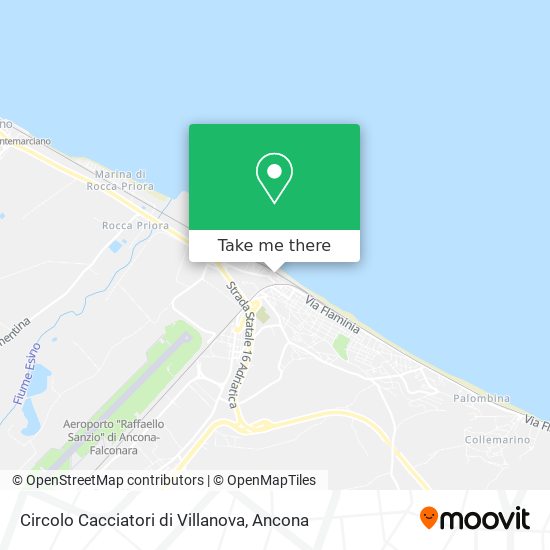 Circolo Cacciatori di Villanova map