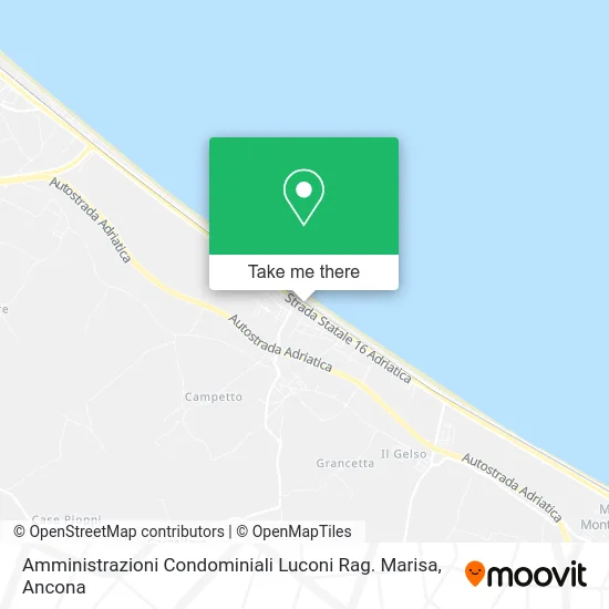 Condominium Administrations of Accountant Marisa Luconi map