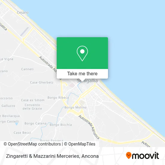 Zingaretti & Mazzarini Merceries map