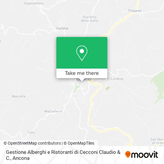 Gestione Alberghi e Ristoranti di Cecconi Claudio & C. map