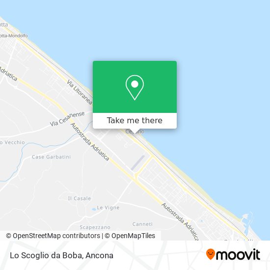 Lo Scoglio da Boba map