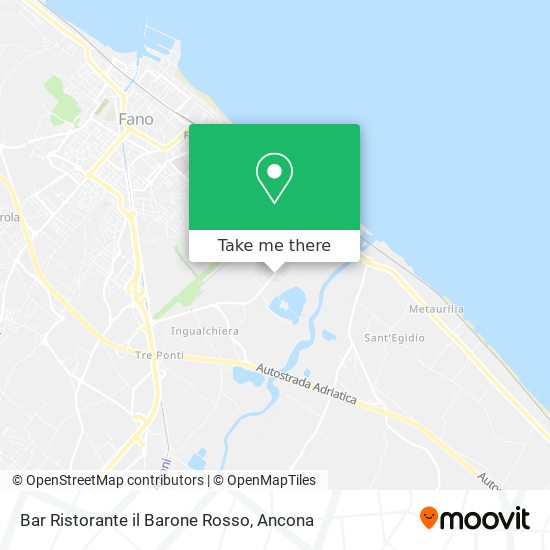 Bar Ristorante il Barone Rosso map