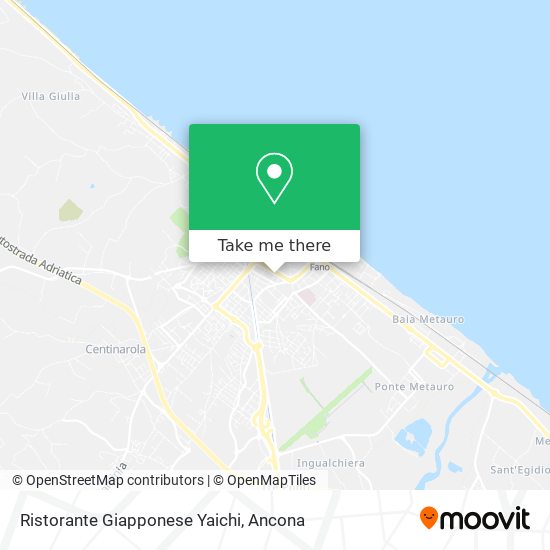 Ristorante Giapponese Yaichi map