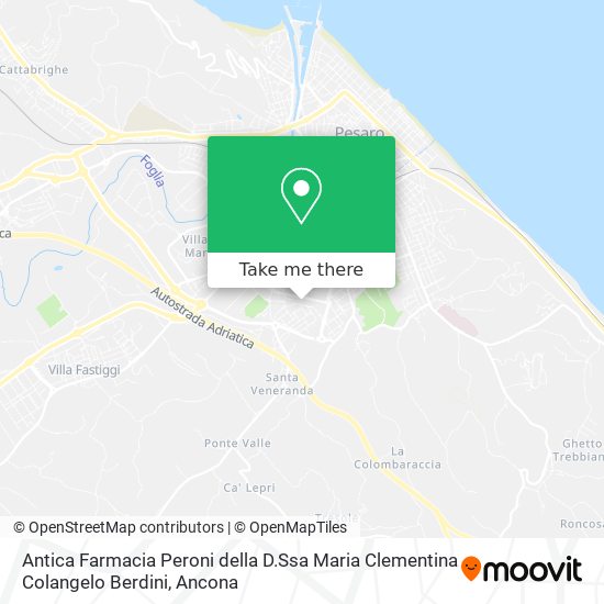 Antica Farmacia Peroni della D.Ssa Maria Clementina Colangelo Berdini map