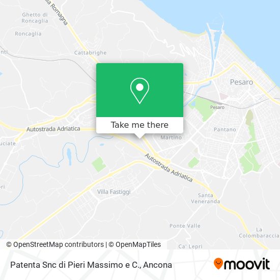 Patenta Snc di Pieri Massimo e C. map
