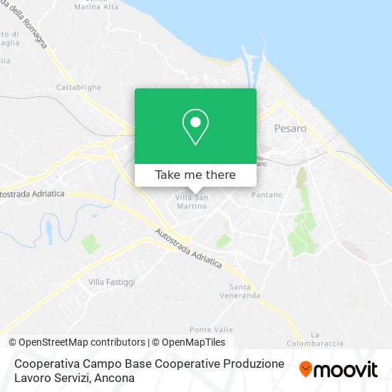 Cooperativa Campo Base Cooperative Produzione Lavoro Servizi map