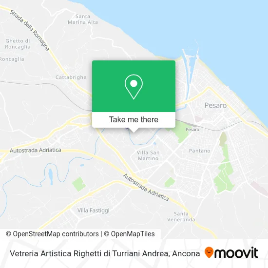 Righetti Artistic Glassworks by Andrea Turriani map