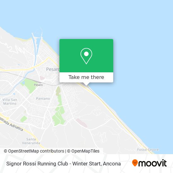 Signor Rossi Running Club - Winter Start map