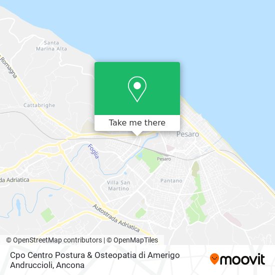 Cpo Centro Postura & Osteopatia di Amerigo Andruccioli map