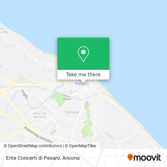 Ente Concerti di Pesaro map