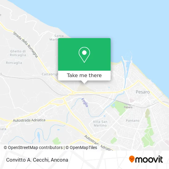 A. Cecchi Boarding School map