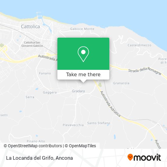 La Locanda del Grifo map