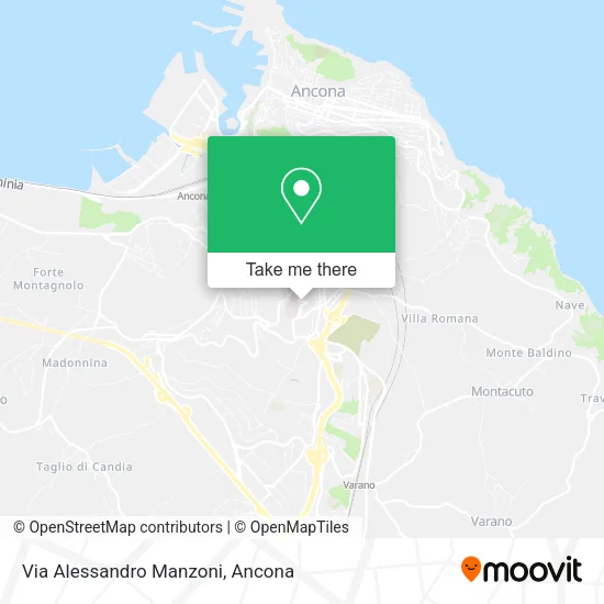 Via Alessandro Manzoni map