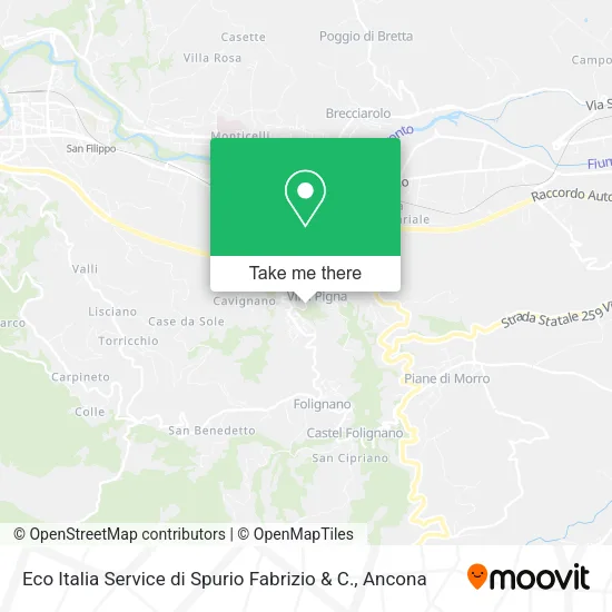 Eco Italia Service di Spurio Fabrizio & C. map