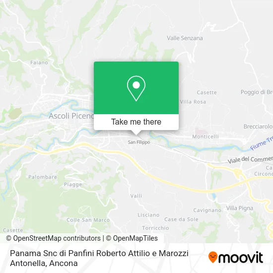 Panama Snc di Panfini Roberto Attilio e Marozzi Antonella map