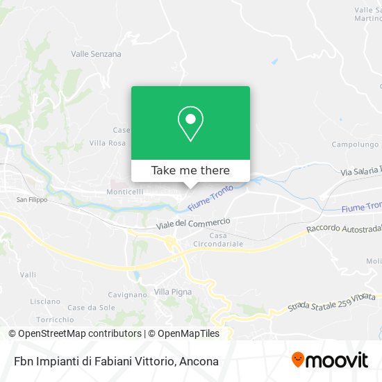 Fbn Impianti di Fabiani Vittorio map