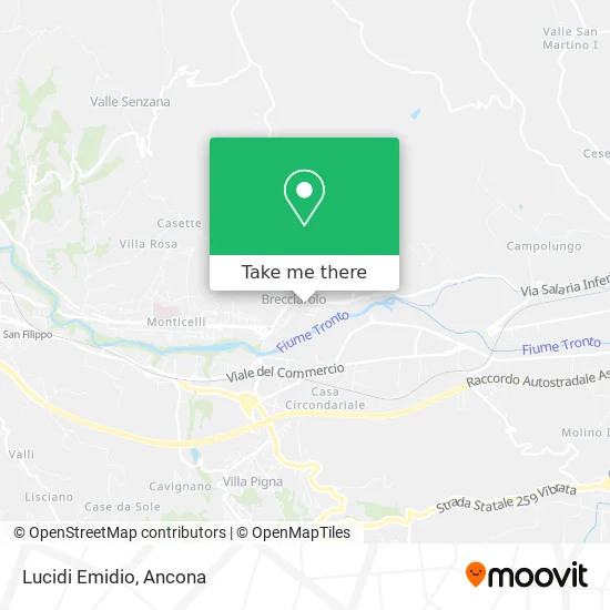Lucidi Emidio map