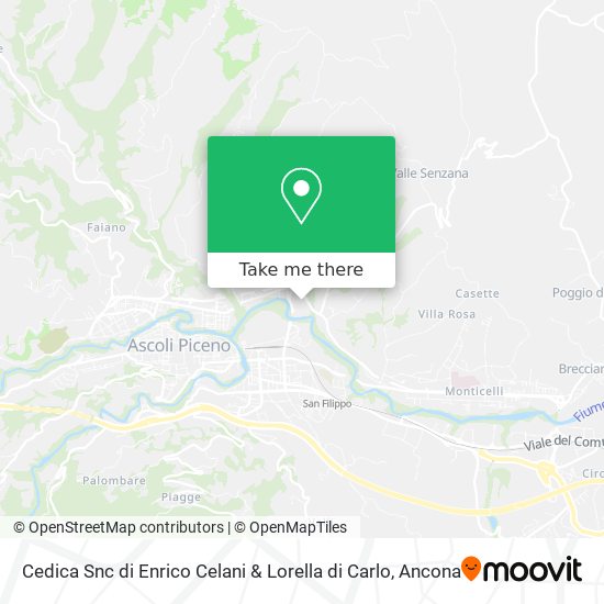Cedica Snc di Enrico Celani & Lorella di Carlo map
