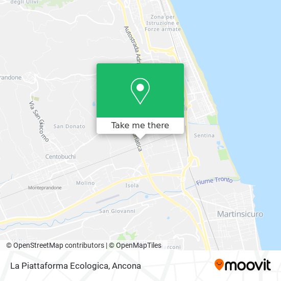 La Piattaforma Ecologica map