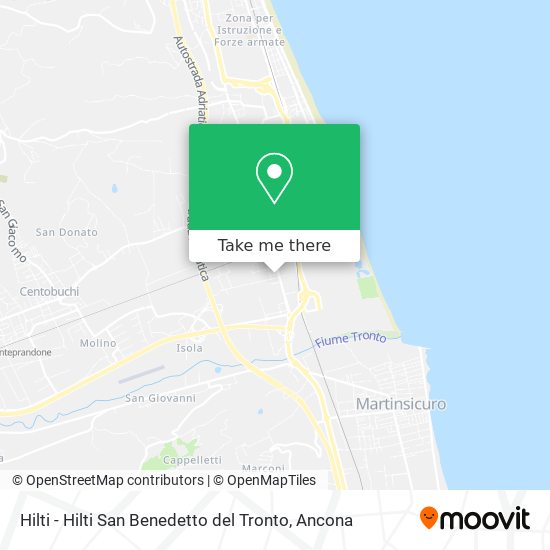 Hilti - Hilti San Benedetto del Tronto map