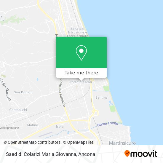 Saed di Colarizi Maria Giovanna map