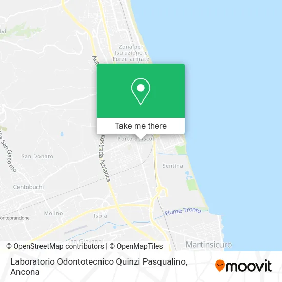 Laboratorio Odontotecnico Quinzi Pasqualino map