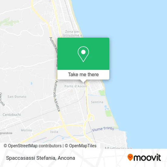 Spaccasassi Stefania map