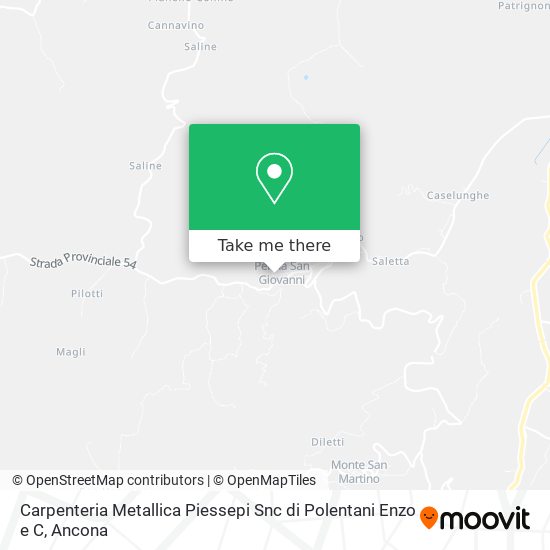 Carpenteria Metallica Piessepi Snc di Polentani Enzo e C map