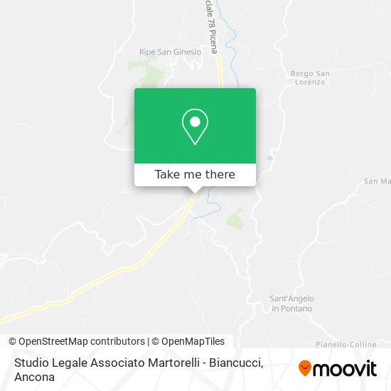 Studio Legale Associato Martorelli - Biancucci map