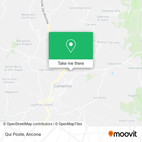 Qui Poste map