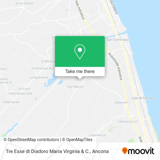 Tre Esse by Diadoro Maria Virginia & Co. map