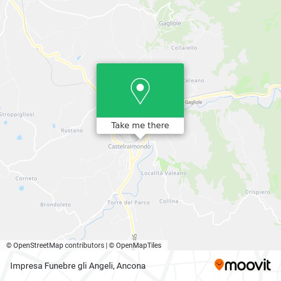 Impresa Funebre gli Angeli map