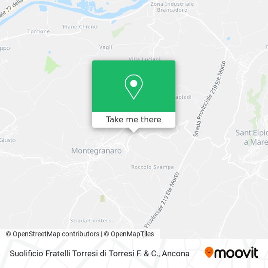 Suolificio Fratelli Torresi di Torresi F. & C. map
