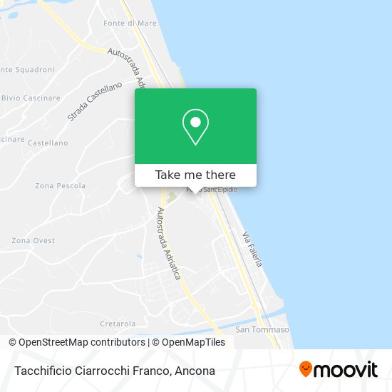 Tacchificio Ciarrocchi Franco map