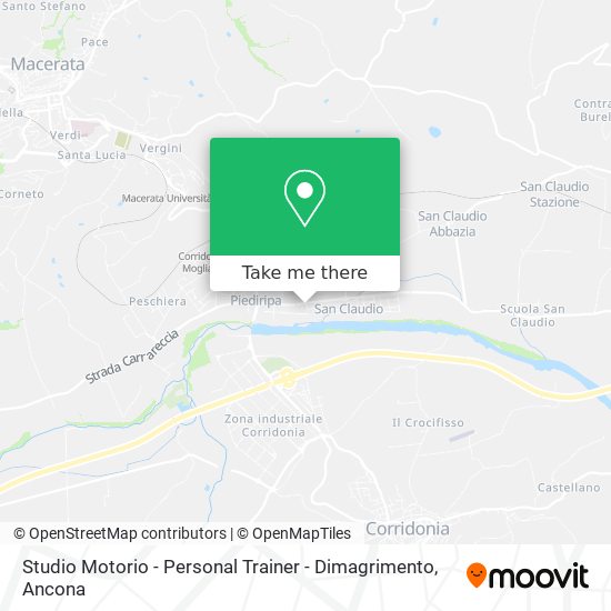 Studio Motorio - Personal Trainer - Dimagrimento map