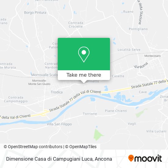 Dimensione Casa di Campugiani Luca map