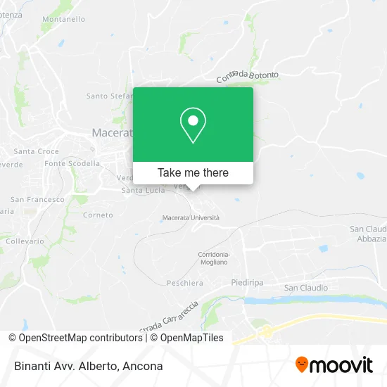 Alberto Binanti Lawyer map