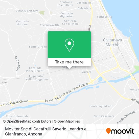 Moviter Snc di Cacafrulli Saverio Leandro e Gianfranco map