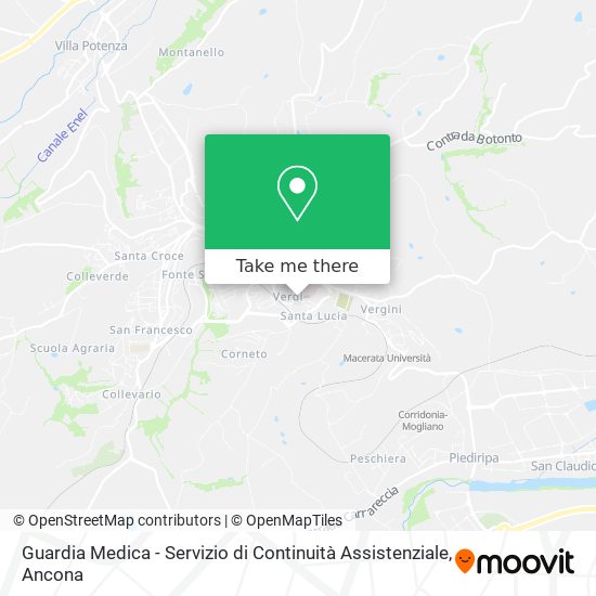 Guardia Medica - Servizio di Continuità Assistenziale map