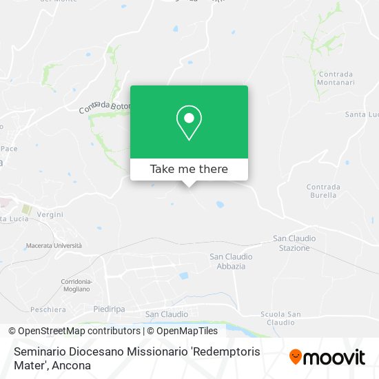 Seminario Diocesano Missionario 'Redemptoris Mater' map