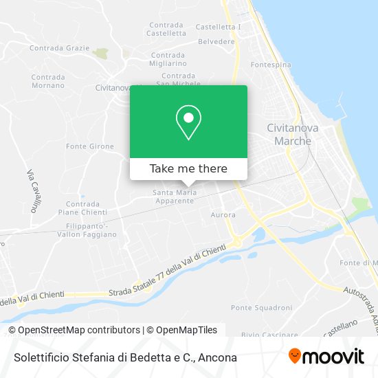 Solettificio Stefania di Bedetta e C. map