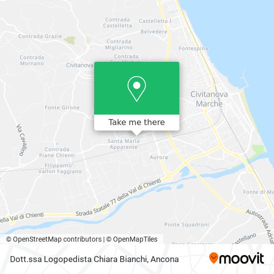 Dott.ssa Logopedista Chiara Bianchi map