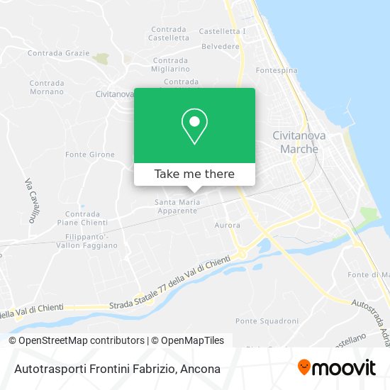Autotrasporti Frontini Fabrizio map