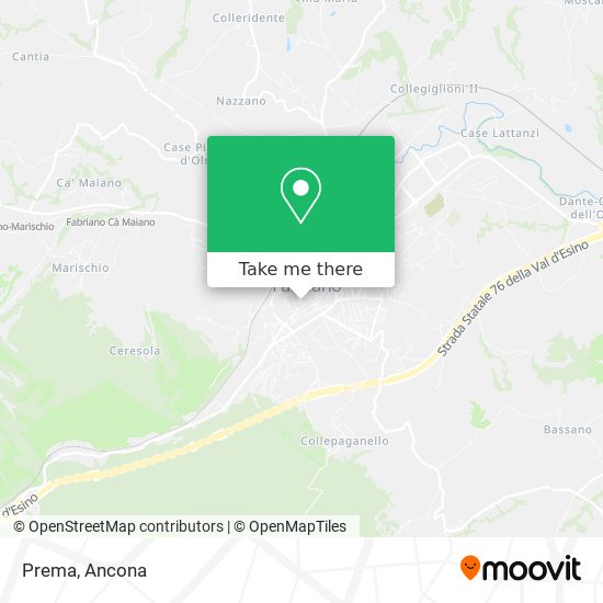 Prema map