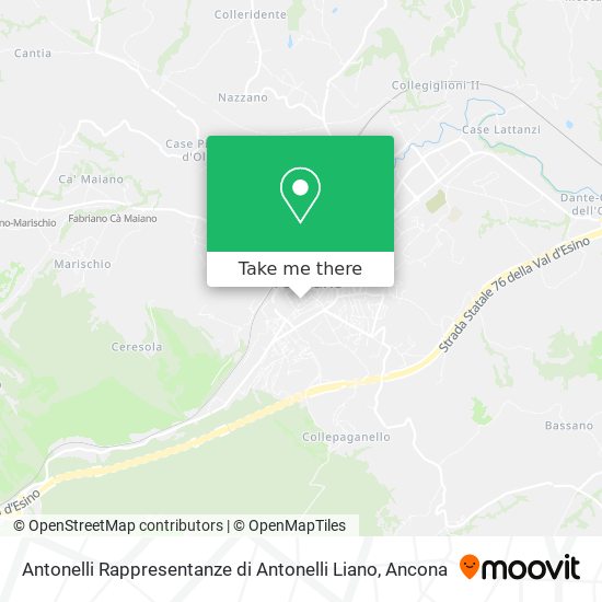 Antonelli Rappresentanze di Antonelli Liano map