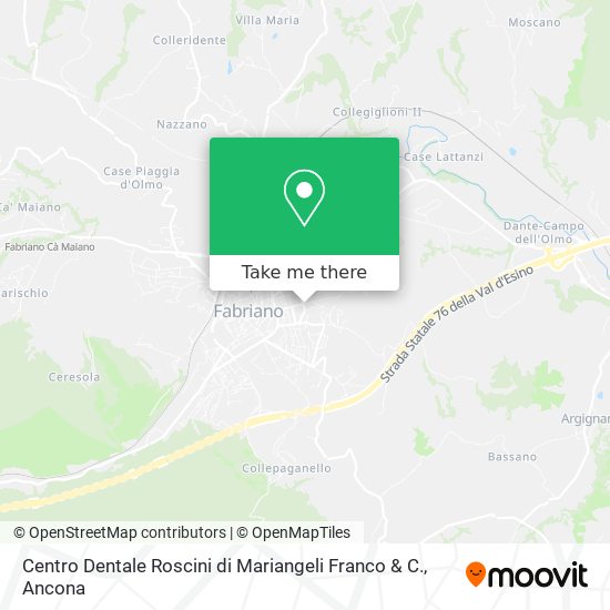 Centro Dentale Roscini di Mariangeli Franco & C. map