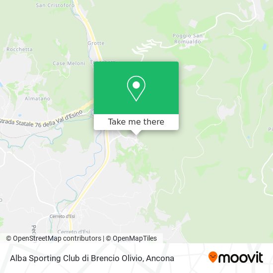 Alba Sporting Club di Brencio Olivio map